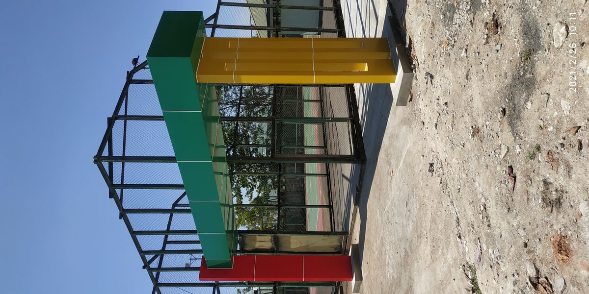 gerbang acp lapangan tenis kodam - Dokumentasi Proyek